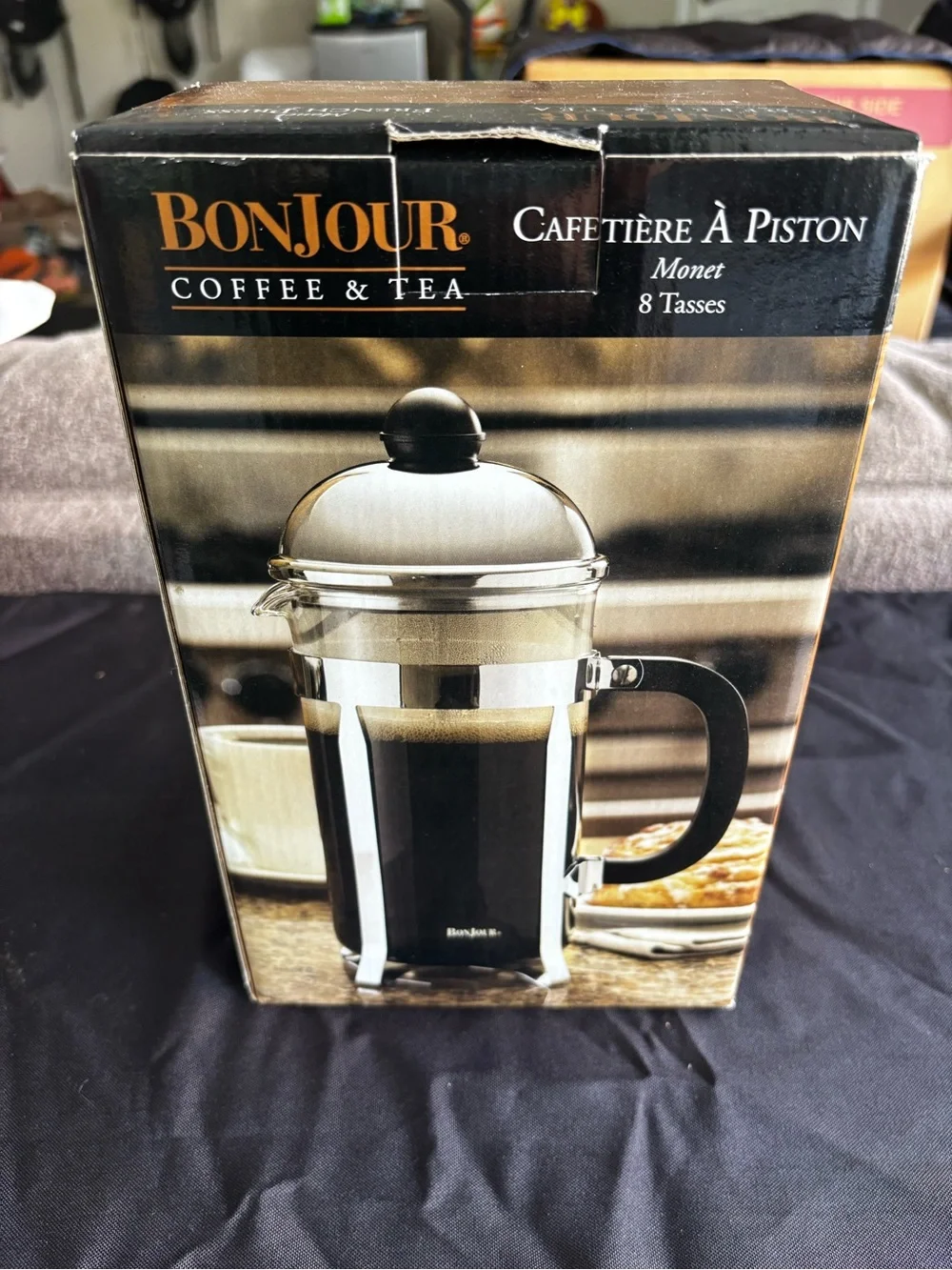Monet French Press Coffee & Tea Maker - Black